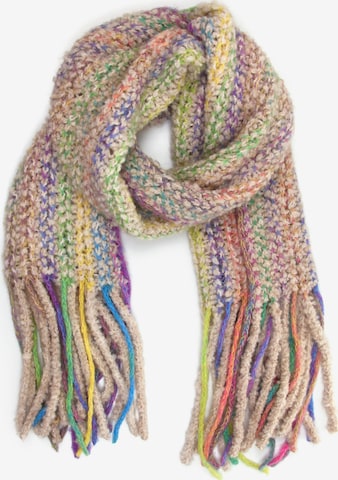 COLLEZIONE ALESSANDRO Scarf 'Chadia' in Beige: front