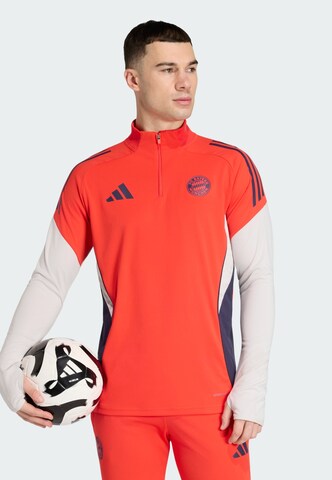 ADIDAS PERFORMANCE - Camiseta funcional 'FC Bayern München Tiro 25 Competition' en rojo: frente