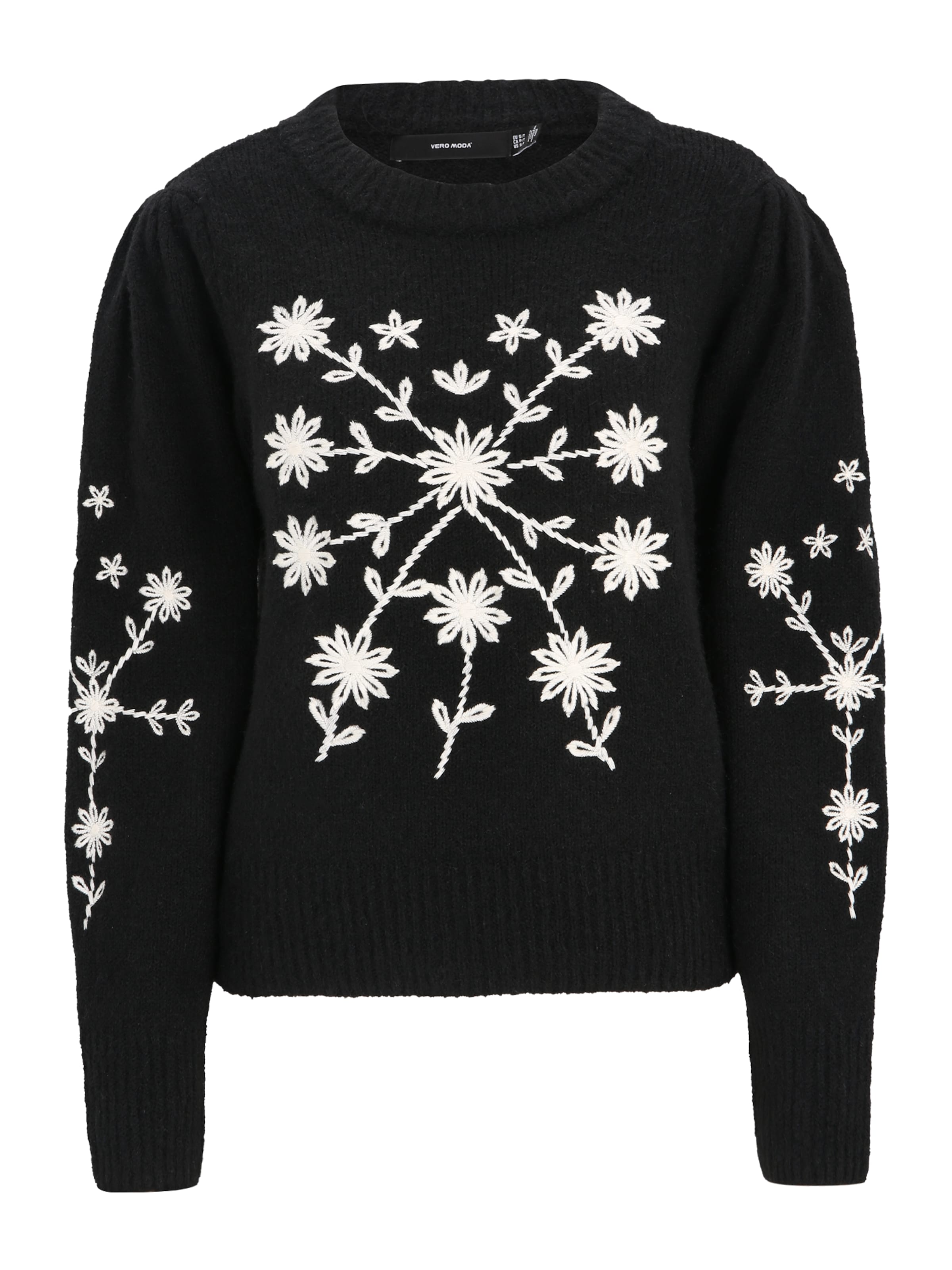 Vero Moda Tall Svetr 'VMGAIA' - černá / bílá, Produkt