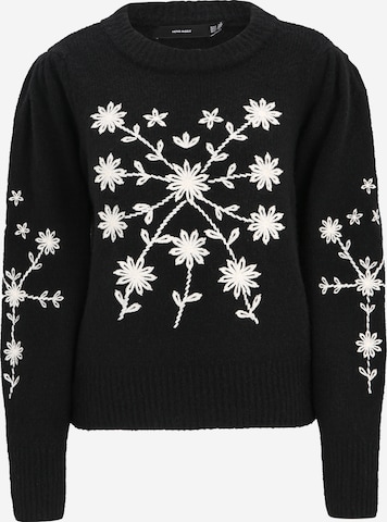 melns Vero Moda Tall Džemperis 'VMGAIA': no priekšpuses