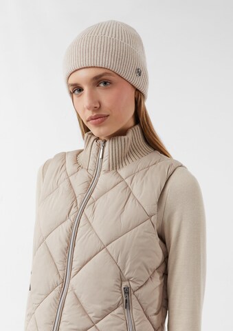 COMMA Muts in Beige: voorkant