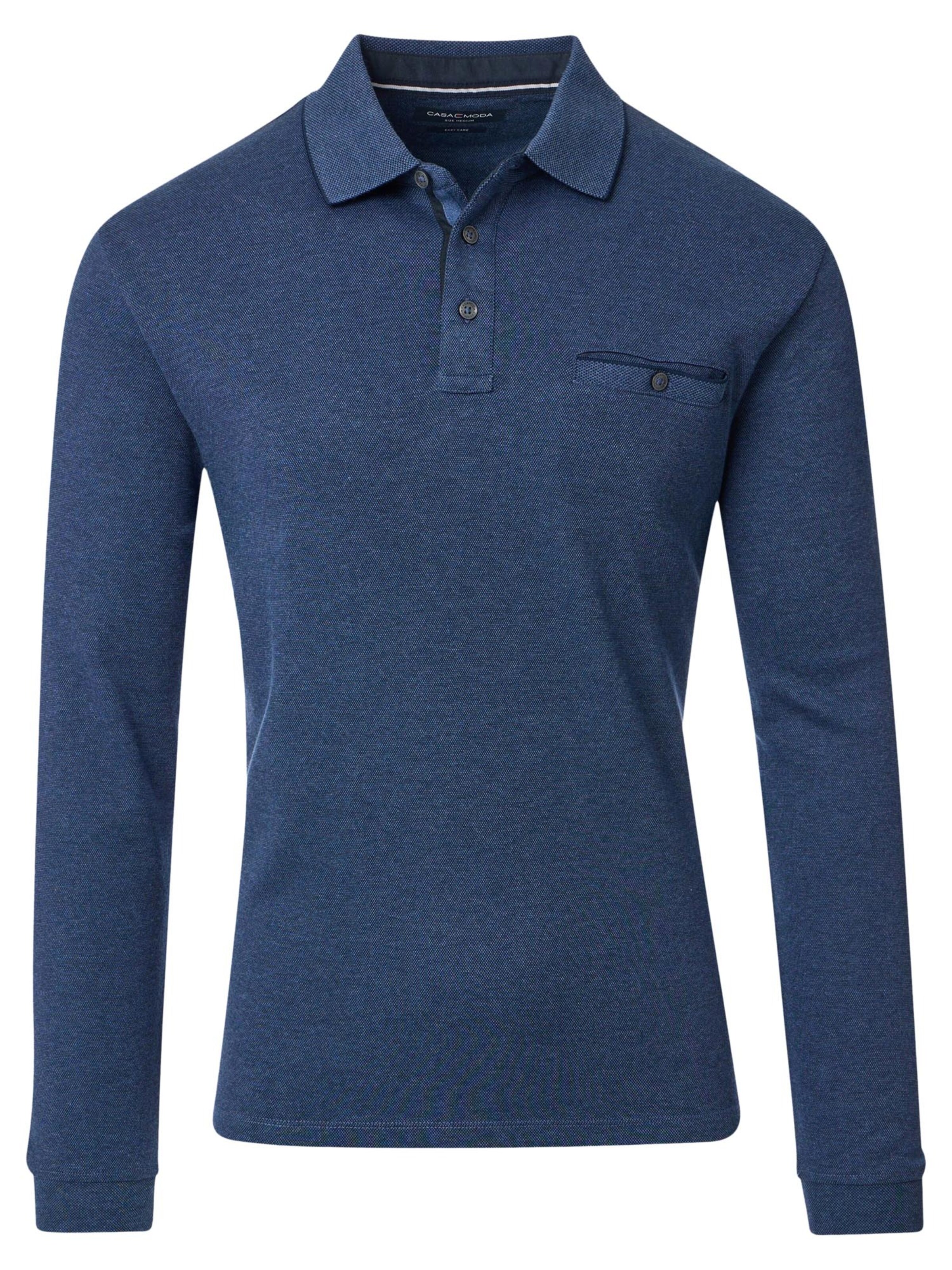 CASAMODA Shirt 'Basic' in Blue: front