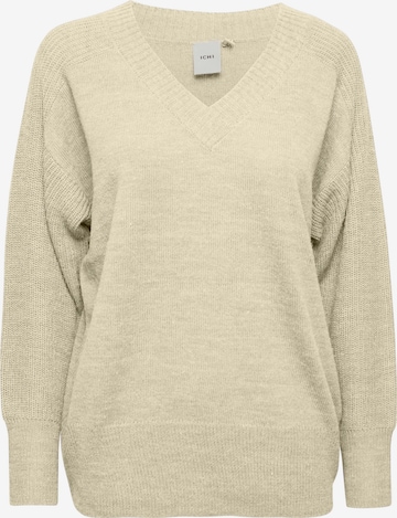 ICHI Sweater in Beige: front