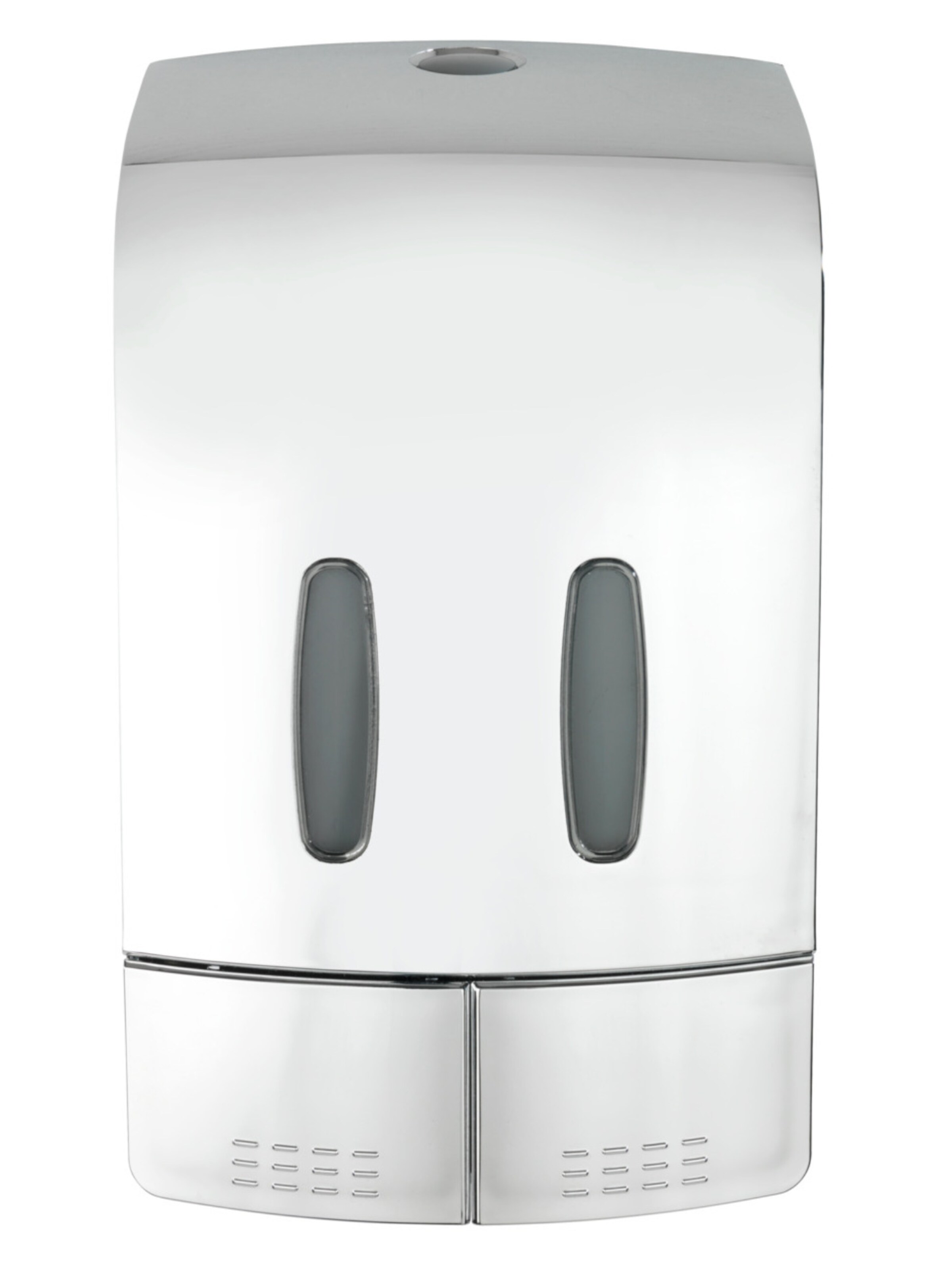 Wenko Desinfektionsmittelspender 'Tartas' 960 ml in Silber: Vorderseite