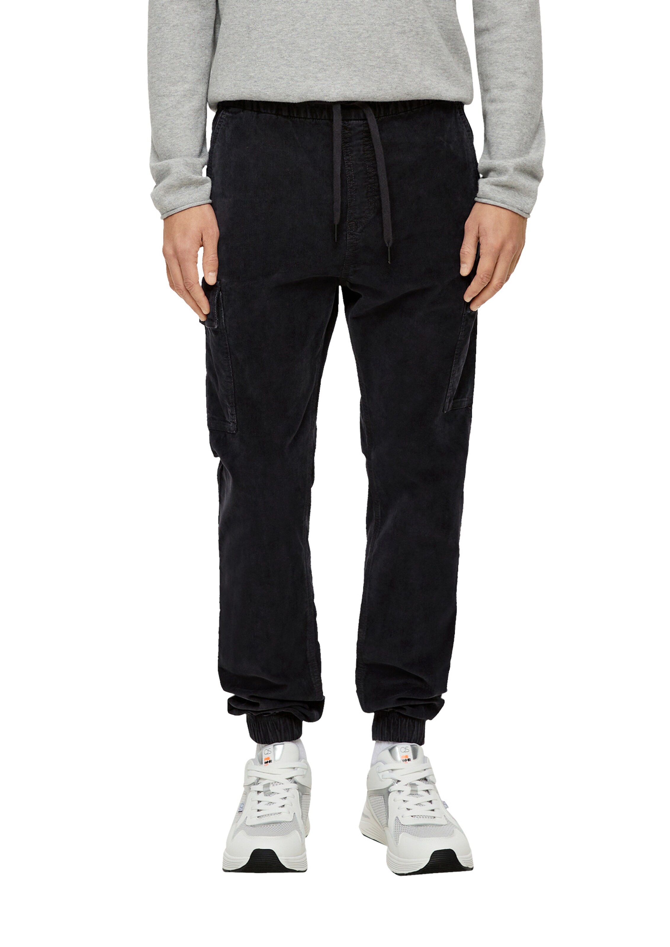 Regular Pantalon QS en gris : devant
