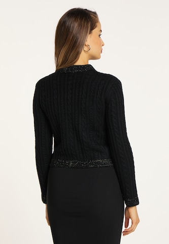 faina Knit cardigan in Black