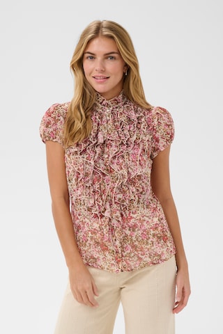 SAINT TROPEZ Blouse in Brons: voorkant