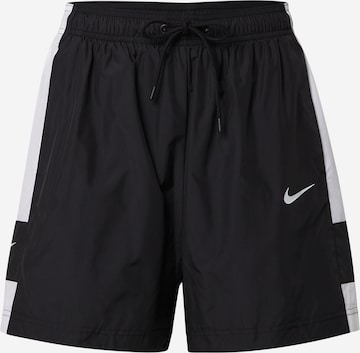 Pantalon 'Esential' Nike Sportswear en noir : devant