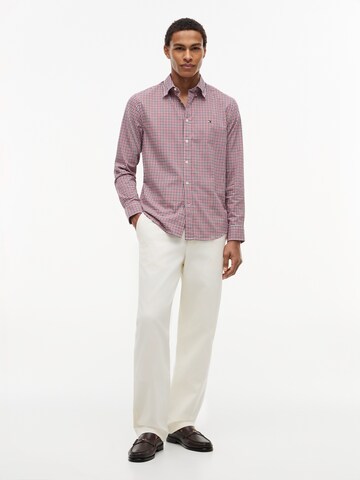 Regular fit Camicia di TOMMY HILFIGER in rosso
