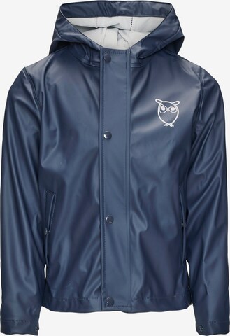 KnowledgeCotton Apparel Between-Season Jacket in Blue: front