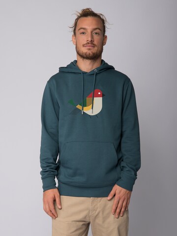 Sweat-shirt 'Vogel' Watapparel en bleu