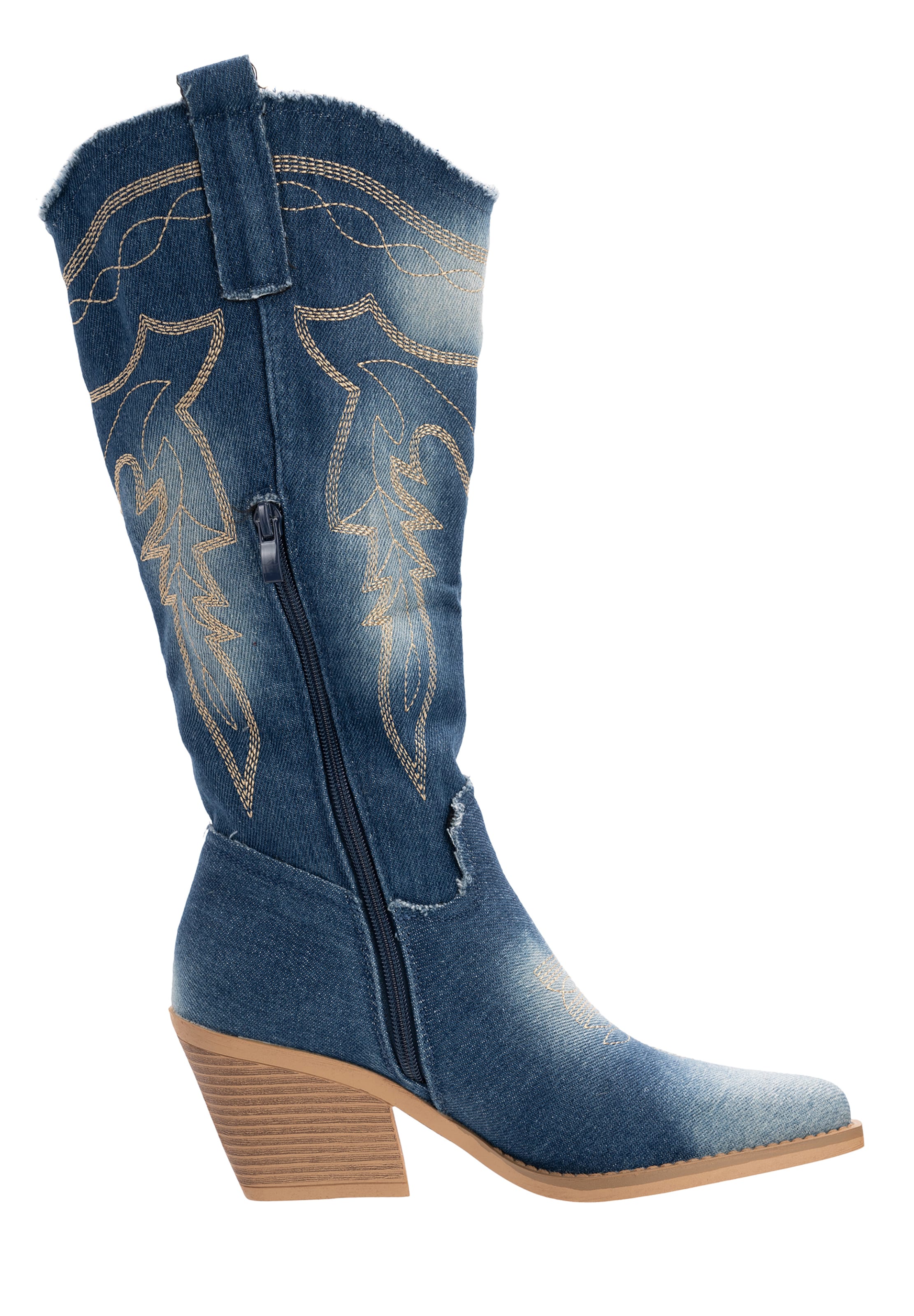 Salinyang Cowboylaarzen in Blauw