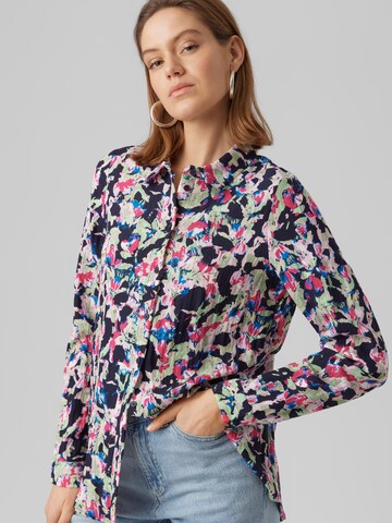 VERO MODA Blouse 'Bonni' in Blue