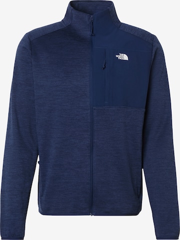Veste en polaire fonctionnelle 'PERFORMANCE' THE NORTH FACE en bleu : devant