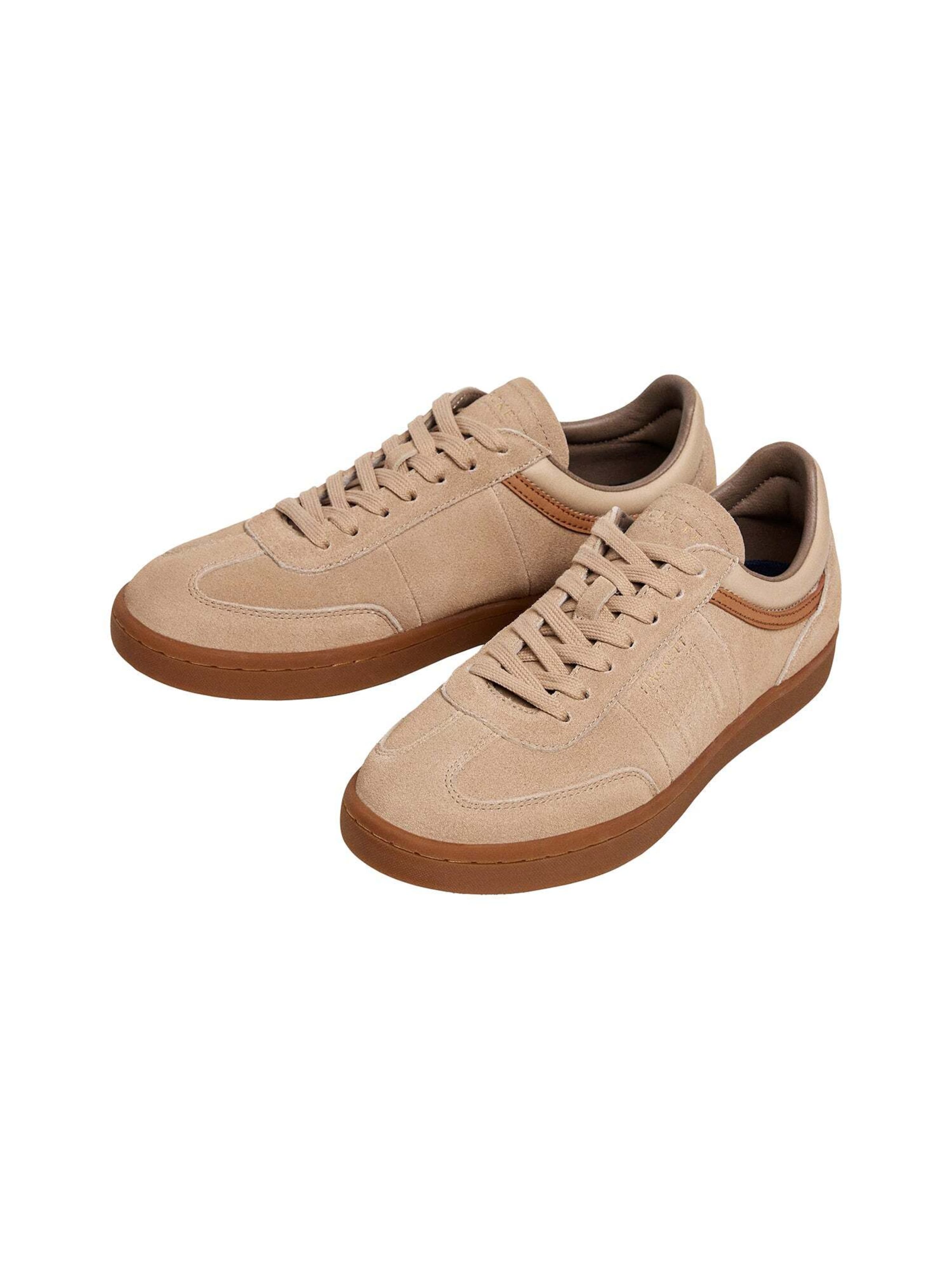 Hackett London Sneakers laag 'Beck Ivys' in Beige