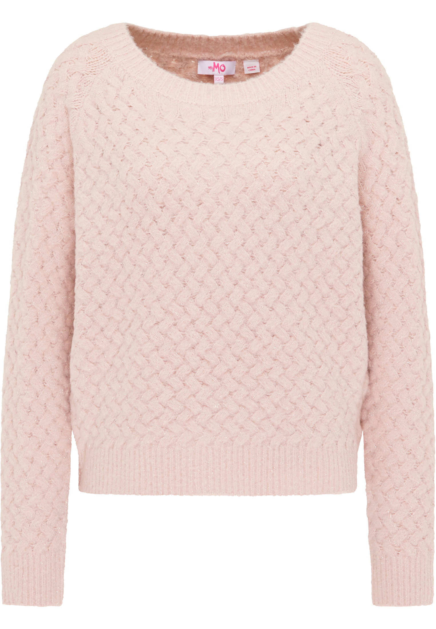 Donna Taglie comode MYMO Pullover in Rosa 