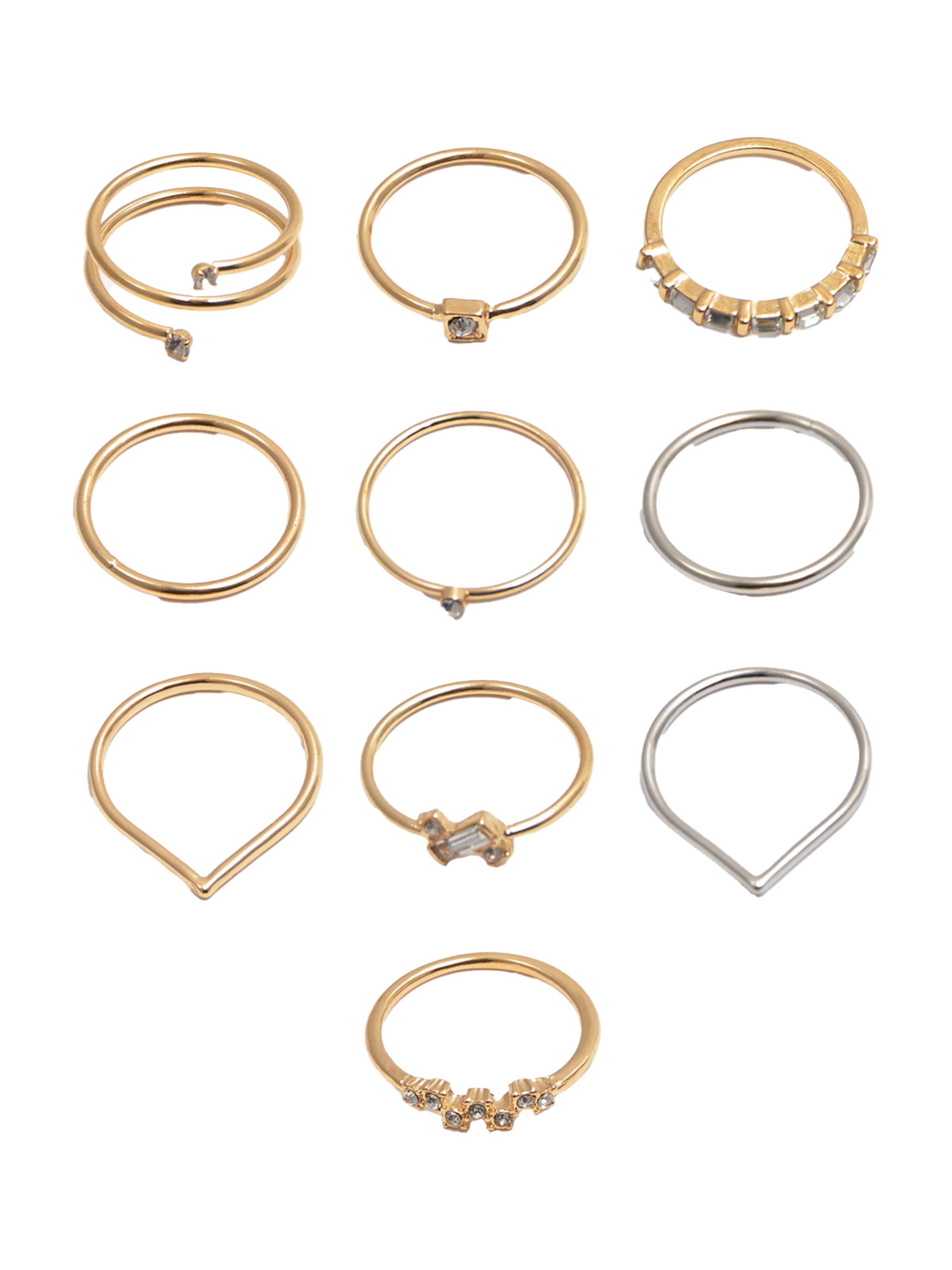 Bague Pull&Bear en or : devant