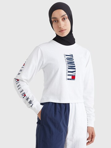 Tommy Jeans Tričko - biela: predná strana