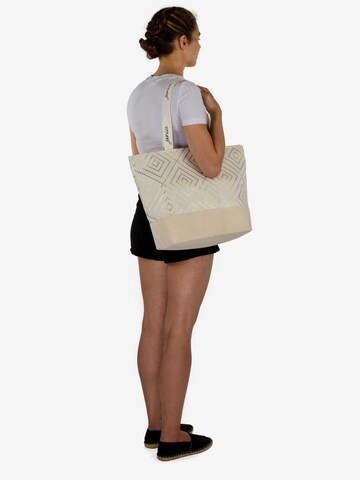 Sac de plage 'Nika' normani en blanc