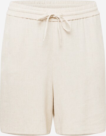 EVOKED Regular Broek 'FILIA' in Beige: voorkant