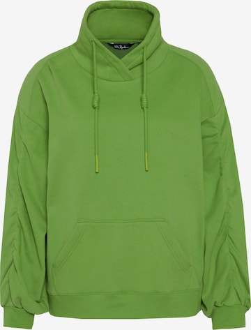 Ulla Popken Sweatshirt in Green: front