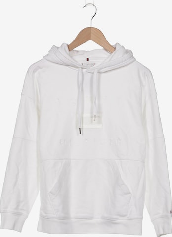 TOMMY HILFIGER Sweatshirt & Zip-Up Hoodie in S in White: front