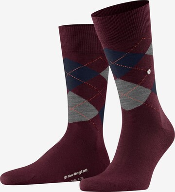 BURLINGTON Socken 'Edinburgh' in Rot: Vorderseite