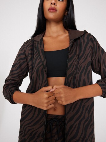 Tezenis Sweatjacke in Braun