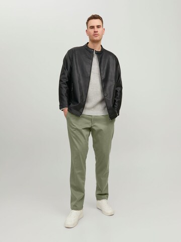 Jack & Jones Plus Regular Chino Pants 'Marco' in Green