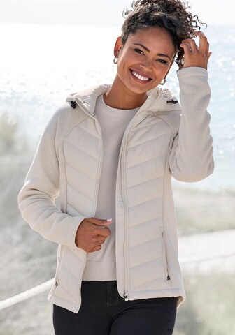VIVANCE Between-season jacket in Beige: front