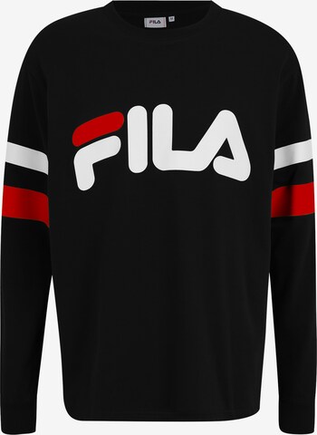 FILA Sweatshirt 'LUOHE' in Zwart: voorkant