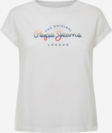 Pepe Jeans Shirt 'EVETTE' in White: front