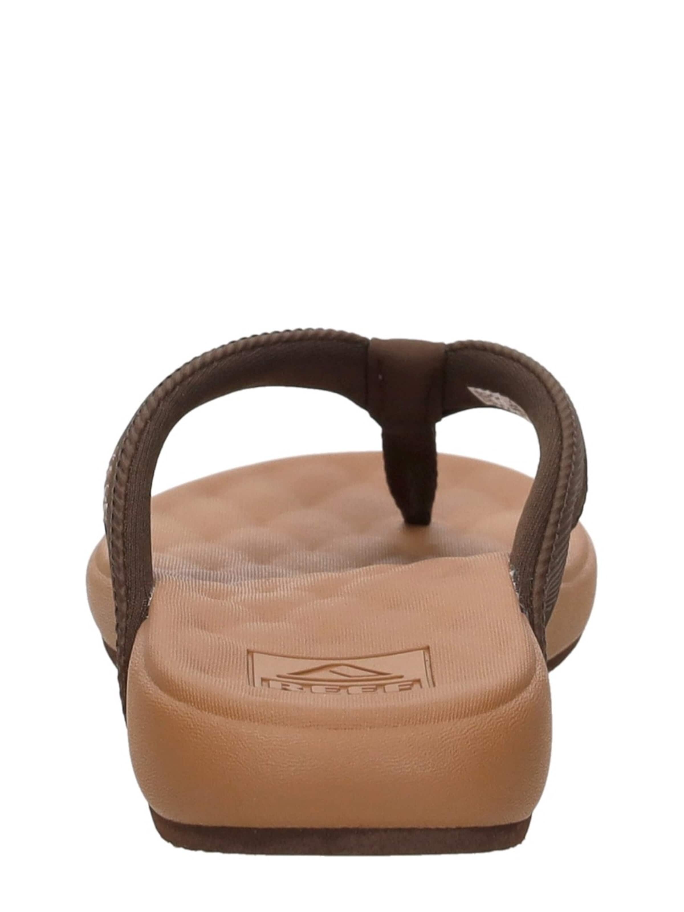 REEF T-Bar Sandals 'Cushion Melody' in Brown