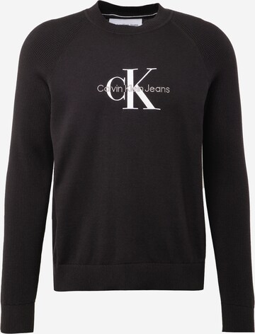 Pulover 'DRIVER' de la Calvin Klein Jeans pe negru: față