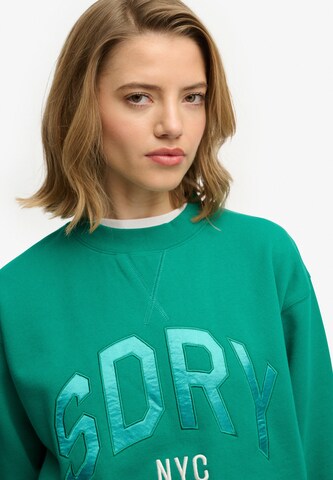 Sweat-shirt Superdry & Co en vert