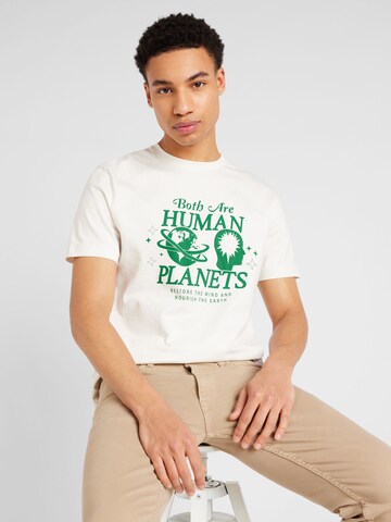 UNITED COLORS OF BENETTON Bluser & t-shirts i hvid: forside