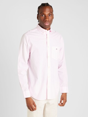 GANT Regular Fit Skjorte i pink: forside