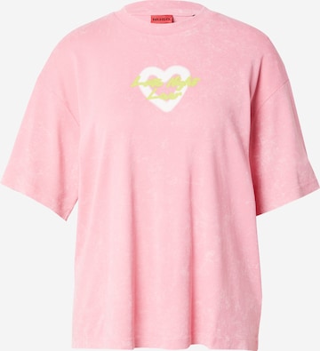 T-shirt 'Dazalena' HUGO en rose : devant