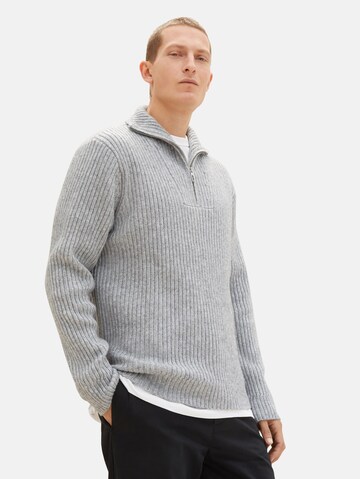 TOM TAILOR Pullover in Grau