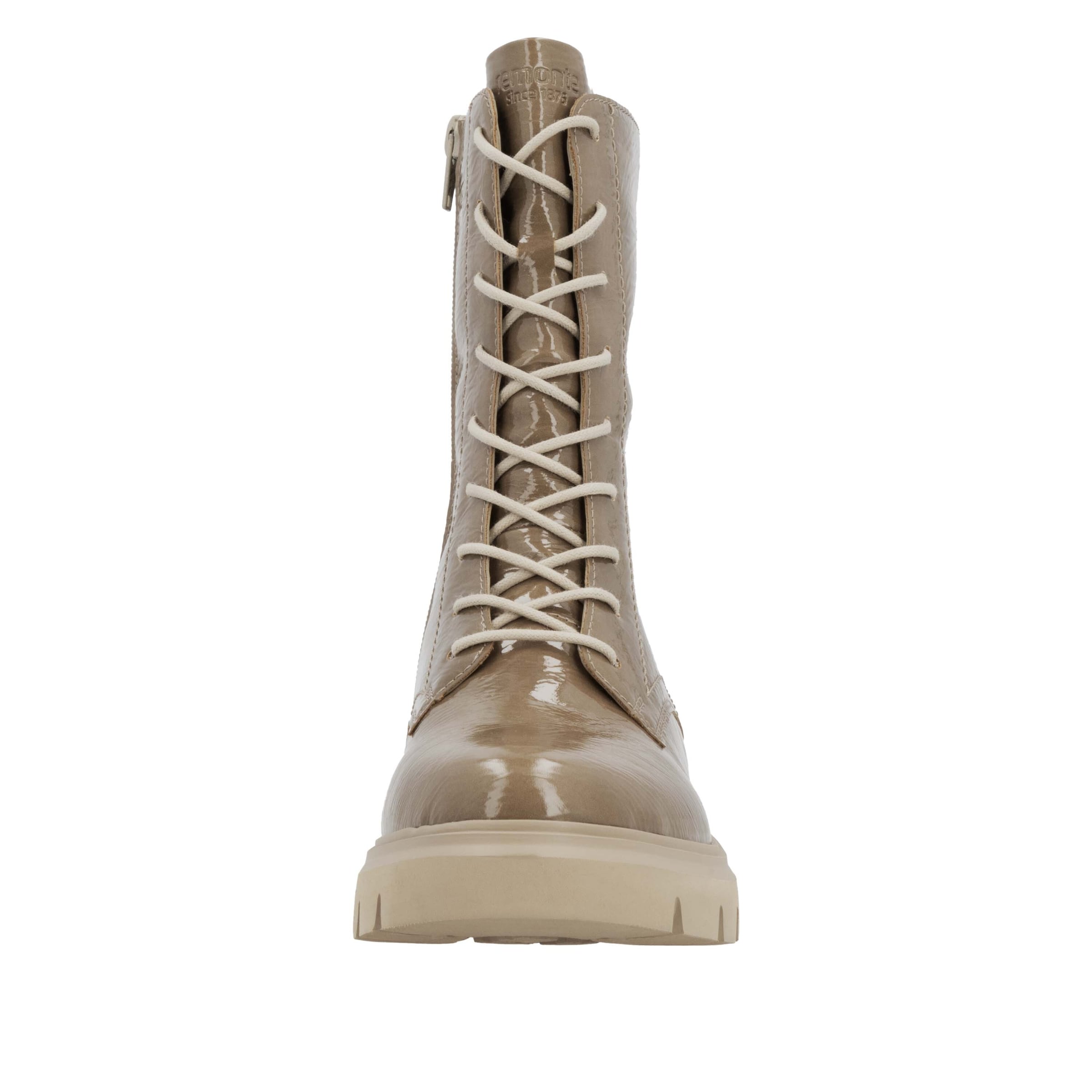 REMONTE Lace-Up Boots 'D1W72' in Beige