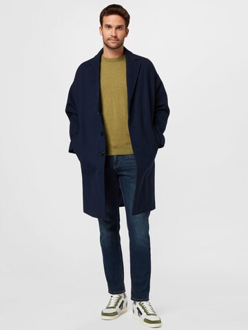 BURTON MENSWEAR LONDON Between-Seasons Coat in Blue