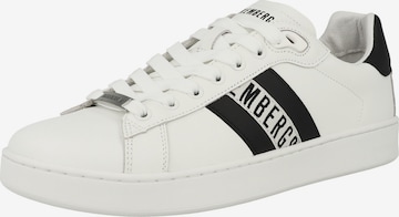 Baskets basses 'Recoba' BIKKEMBERGS en blanc : devant
