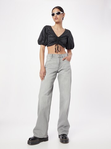 G-Star RAW Wide leg Jeans 'Judee' i grå