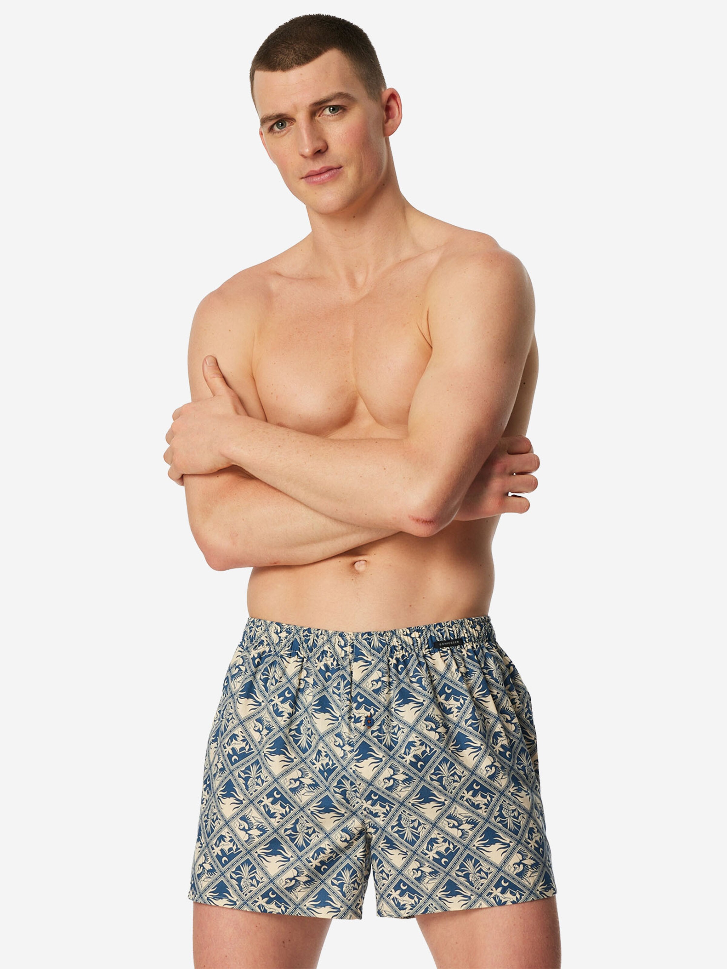 SCHIESSER Boxershorts ' Multipack ' in Beige