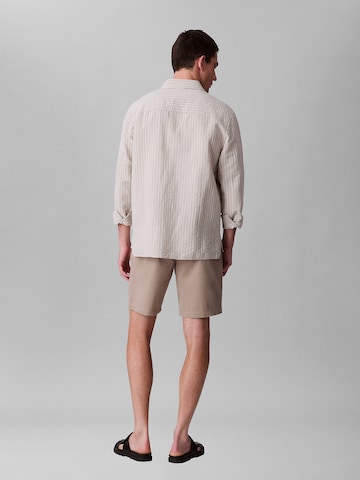 Calvin Klein Regular Broek in Beige