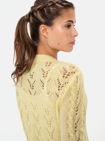 CAMEL ACTIVE Pullover mit V-Ausschnitt in Gelb