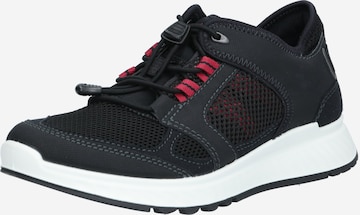 ECCO Platform trainers 'Exostride' in Black: front