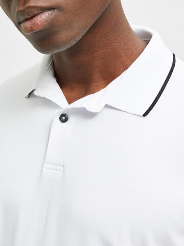 SELECTED HOMME - Camiseta 'Leroy' en blanco