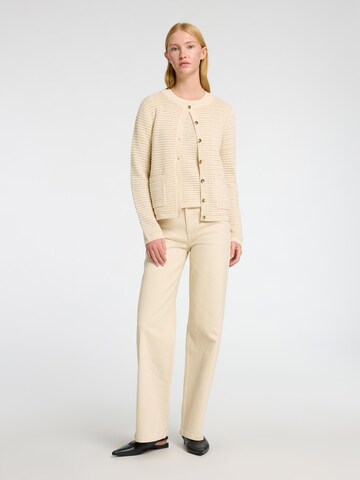 Regular Jean SELECTED en beige