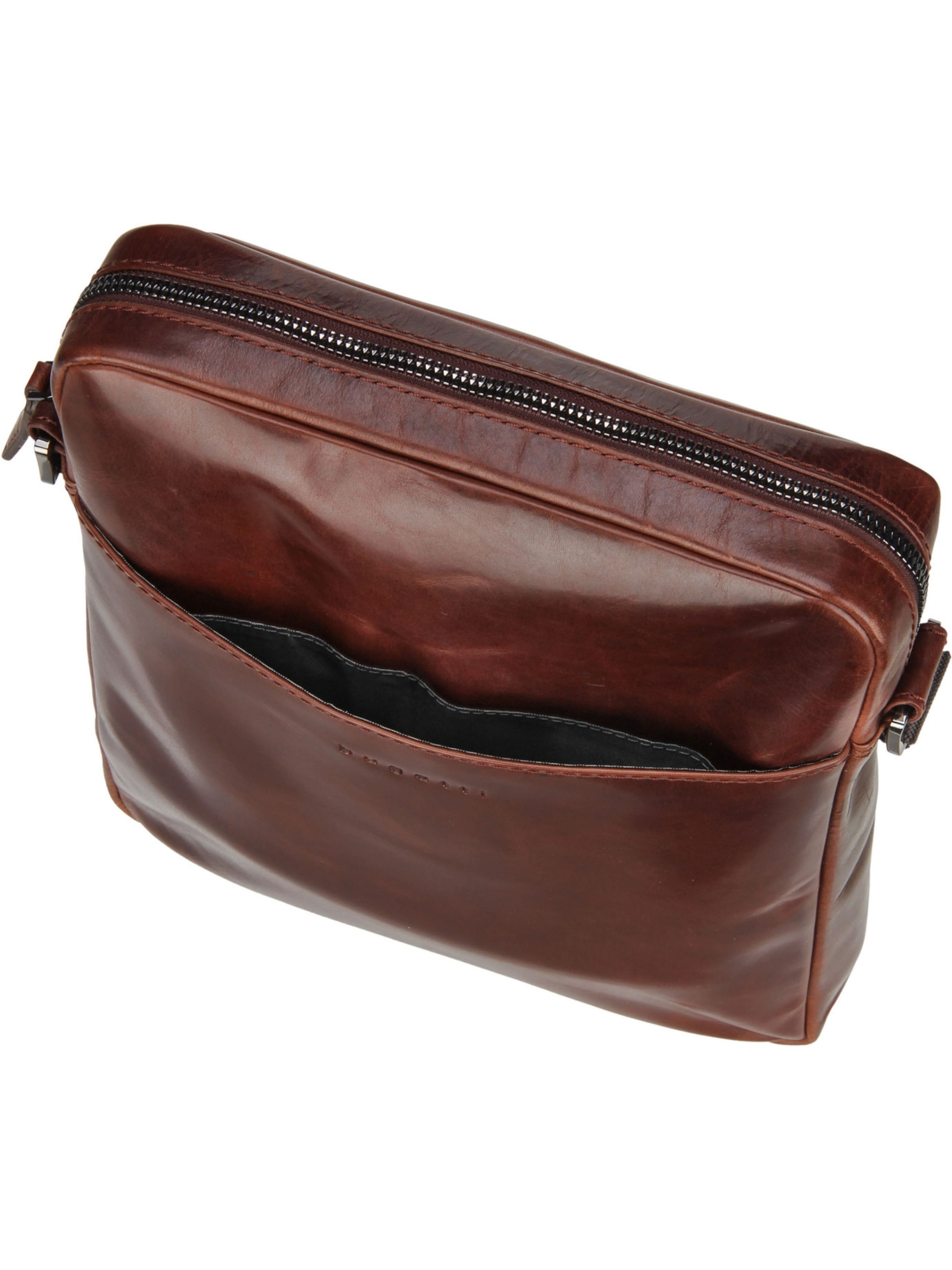 bugatti Schoudertas 'Romano' in Bruin